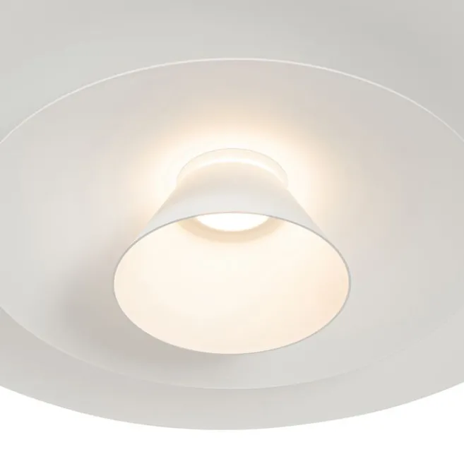 QAZQA Design-Hängelampe weiß inkl. LED 3-stufig dimmbar - Pauline