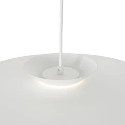 QAZQA Design-Hängelampe weiß inkl. LED 3-stufig dimmbar - Pauline