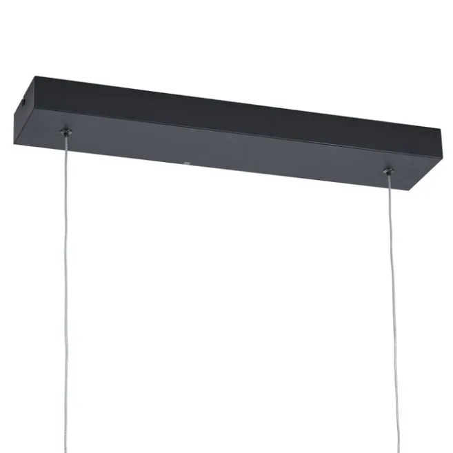 QAZQA Design-Hängelampe X Schwarz mit Gold inkl. LED 3-Stufen-Dimmbar - Joy