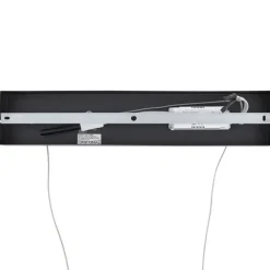 QAZQA Design-Hängelampe X Schwarz mit Gold inkl. LED 3-Stufen-Dimmbar - Joy