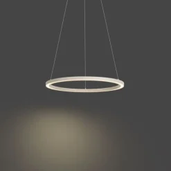 QAZQA Design-Hängeleuchte Beige 60cm inkl. LED 3-Stufen-Dimmbar - Girello