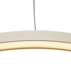 QAZQA Design-Hängeleuchte Beige 60cm inkl. LED 3-Stufen-Dimmbar - Girello