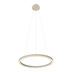QAZQA Design-Hängeleuchte Beige 60cm inkl. LED 3-Stufen-Dimmbar - Girello