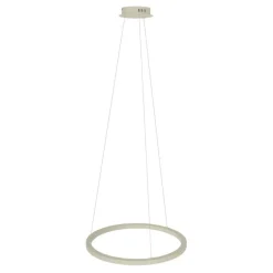 QAZQA Design-Hängeleuchte Beige 60cm inkl. LED 3-Stufen-Dimmbar - Girello