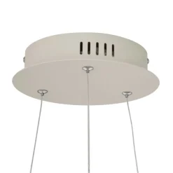 QAZQA Design-Hängeleuchte Beige 60cm inkl. LED 3-Stufen-Dimmbar - Girello
