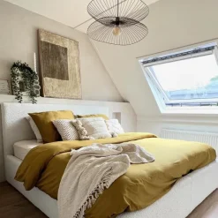 QAZQA Design-Hängeleuchte Dunkelbronze mit doppeltem Schirm - Pua