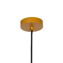 QAZQA Design-Hängeleuchte Gelb Dreieck - Triangolo