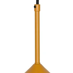 QAZQA Design-Hängeleuchte Gelb Dreieck - Triangolo