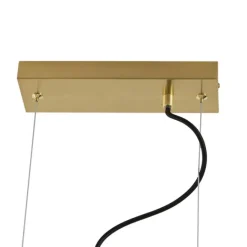 QAZQA Design-Hängeleuchte Gold mit Regenbogen-Glas 8-flammig - Uvas