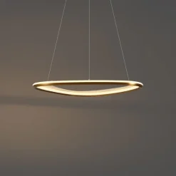 QAZQA Design-Hängeleuchte Gold 3-Stufen-Dimmbar - Organico