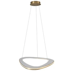 QAZQA Design-Hängeleuchte Gold 3-Stufen-Dimmbar - Organico