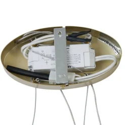 QAZQA Design-Hängeleuchte Messing 120cm inkl. LED 3-Stufen-Dimmbar - Ovallo