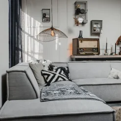 QAZQA Design-Hängeleuchte Messingdraht 64cm - Pia