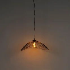 QAZQA Design-Hängeleuchte Messingdraht 64cm - Pia