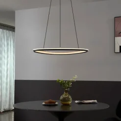 QAZQA Design-Hängeleuchte schwarz 3-Stufen-Dimmbar - Organico