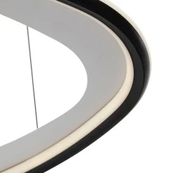 QAZQA Design-Hängeleuchte schwarz 3-Stufen-Dimmbar - Organico