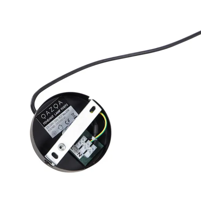 QAZQA Design-Hängeleuchte schwarz Kugel 45cm - Corda