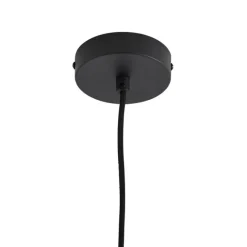 QAZQA Design-Hängeleuchte schwarz mit Regenbogen-Glas 35cm - Mallon