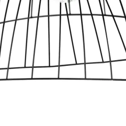 QAZQA Design-Hängeleuchte schwarz mit doppeltem Schirm 66 cm - Pua