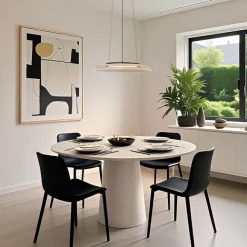 QAZQA Design-Hängeleuchte schwarz und transparent, 3-Stufen-Dimmbar - Scacrylic