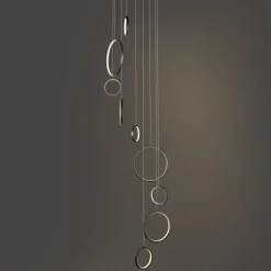 QAZQA Design-Hängeleuchte schwarz 9-flammig inkl. LED 3-Stufen-Dimmbar - Vide Anella