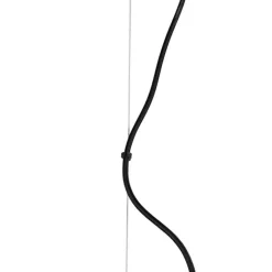 QAZQA Design-Hängeleuchte schwarz mit Bernsteinglas 8-flammig - Uvas