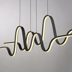 Paul Neuhaus Design-Hängeleuchte schwarz inkl. dimmbarer LED Easylift - Altitude