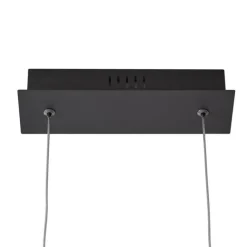 QAZQA Design-Hängeleuchte schwarz 110 cm inkl. LED 3-Stufen-Dimmbar - Wokkel