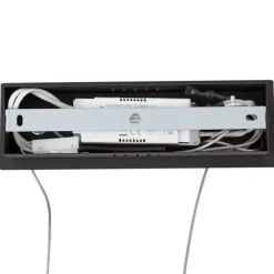 QAZQA Design-Hängeleuchte schwarz 110 cm inkl. LED 3-Stufen-Dimmbar - Wokkel