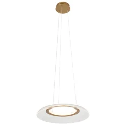 QAZQA Design-Pendelleuchte Gold und Transparent 3-Stufen-Dimmbar - Scacrylic