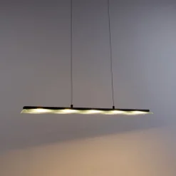 Paul Neuhaus Design-Pendelleuchte Schwarz inkl. dimmbarer LED 3-Stufen Easylift - Nele