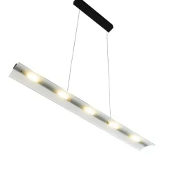 Paul Neuhaus Design-Pendelleuchte Schwarz inkl. dimmbarer LED 3-Stufen Easylift - Nele