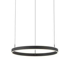 QAZQA Design-Pendelleuchte schwarz 3-Stufen-Dimmbar - Titmus