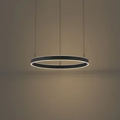 QAZQA Design-Pendelleuchte schwarz 3-Stufen-Dimmbar - Titmus