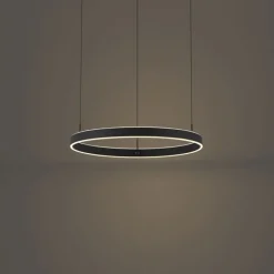 QAZQA Design-Pendelleuchte schwarz 3-Stufen-Dimmbar - Titmus