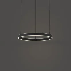 QAZQA Design-Pendelleuchte schwarz 3-Stufen-Dimmbar - Titmus