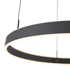 QAZQA Design-Pendelleuchte schwarz 3-Stufen-Dimmbar - Titmus