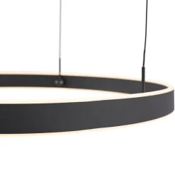 QAZQA Design-Pendelleuchte schwarz 3-Stufen-Dimmbar - Titmus