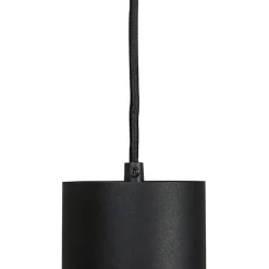 QAZQA Design-Pendelleuchte schwarz GU10 50mm - Tubo