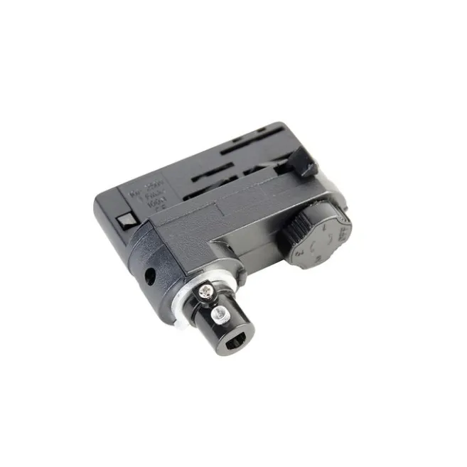 QAZQA Professional Design-Pendelleuchte Schwarz inkl. Schienenadapter 3-Phasen - 3-Phasen Tubo