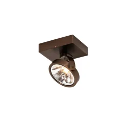 QAZQA Design-Spot dunkelbronze dreh- und schwenkbar - Go
