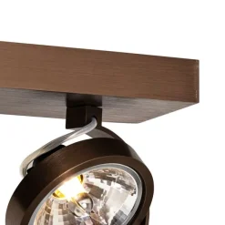 QAZQA Design-Spot dunkelbronze verstellbar 3-flammig - Go