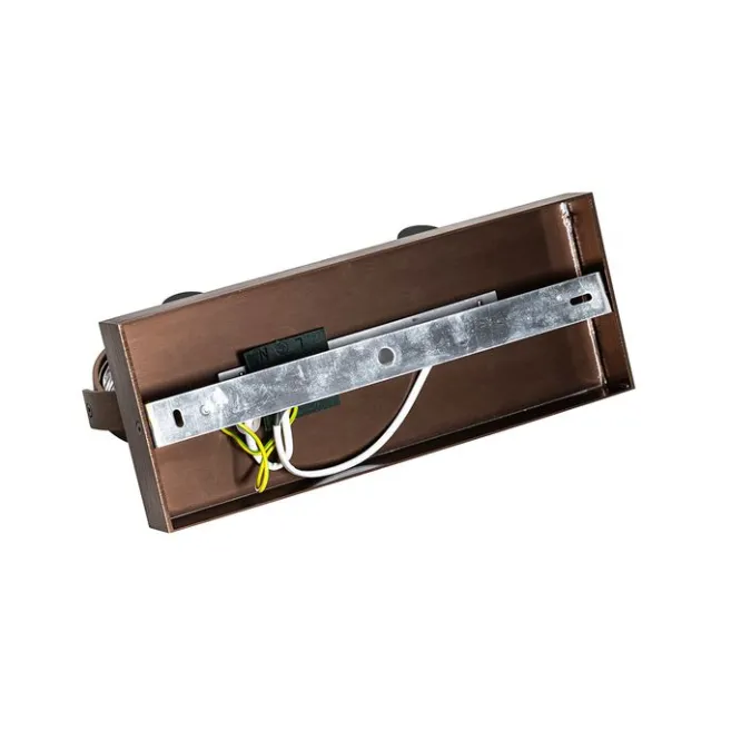 QAZQA Design-Spot dunkelbronze verstellbar 2-flammig - Go