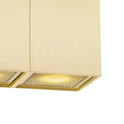 QAZQA Design-Spot Gold 2-flammig - Qubo Honey