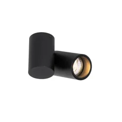 QAZQA Designspot schwarz verstellbar - Michael