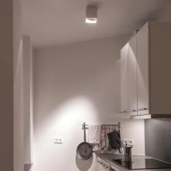 QAZQA Design-Spot weiß quadratisch - Box