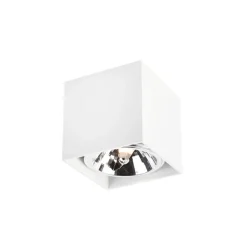 QAZQA Design-Spot weiß quadratisch - Box