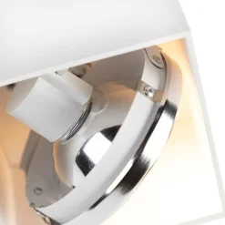 QAZQA Design-Spot weiß quadratisch - Box