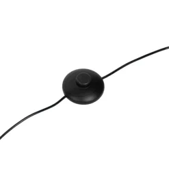 Trio Leuchten Design-Stehleuchte Schwarz mit Gold inkl. Dimmbarer LED - Blaze