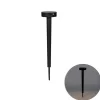 QAZQA Design-Stiftspot schwarz inkl. LED und Dimmer IP55 Solar - Fiorina